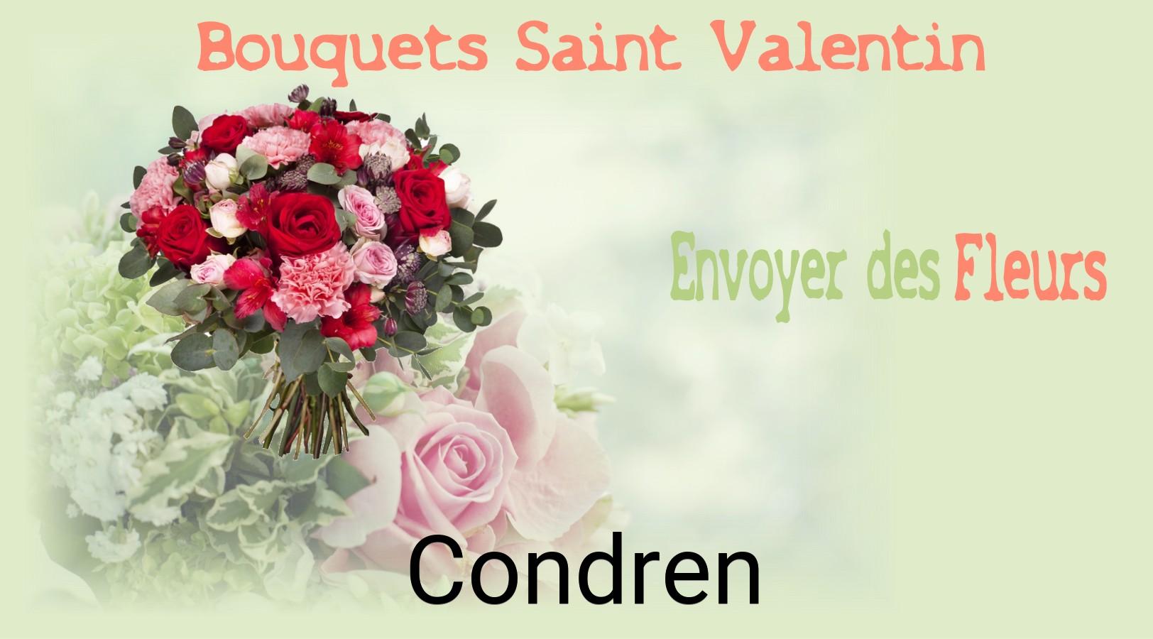 Roses de Saint-Valentin livrées à Condren